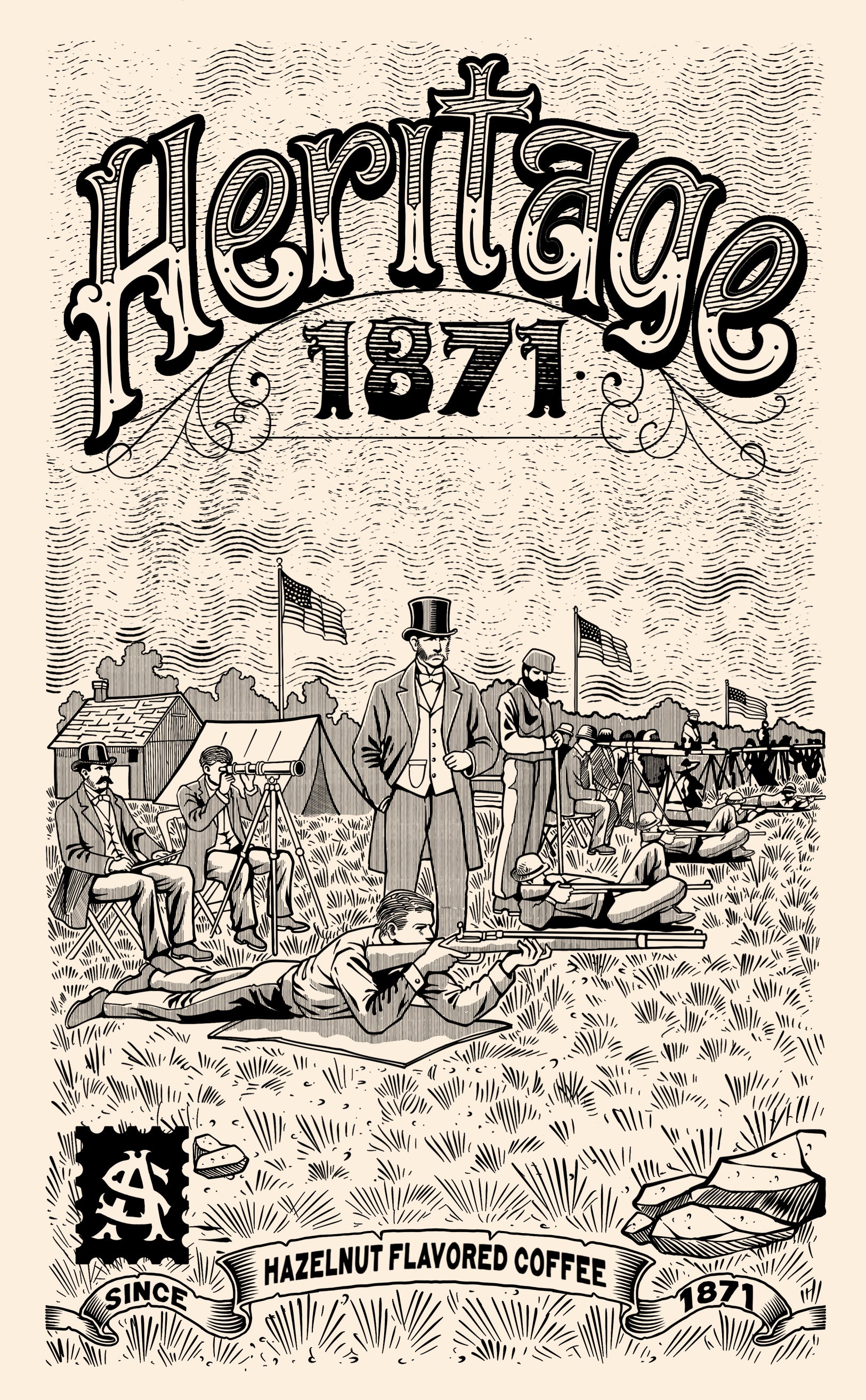 Heritage 1871 - Hazelnut Flavored Coffee – NRA Coffee